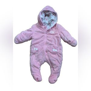 Calvin Klein Pink Bow Winter One Piece